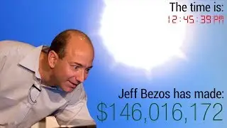 How Much Money Jeff Bezos Makes In A Day [Animated Counter]