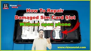 how to repair damaged sim card slot