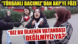 Türbanlı genç kız AKP'ye füze attı! Gençlerden efsane konuşma!