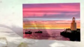 У моря.