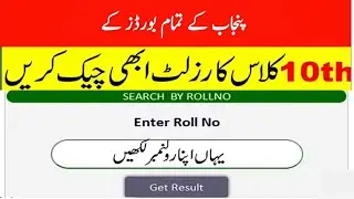 How to check 10th class result 2024|check 10th result 2024|10th result 2024 all punjab boards