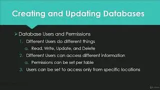 9  Understanding Primary Key, Database Users & their Permissions