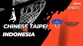 Chinese Taipei vs Indonesia 🏀 FIBA U18 Women's Asian Championship