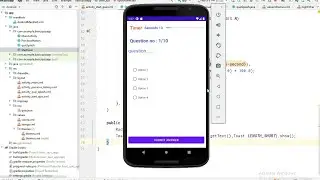 how to develop simple quiz app in android studio Part 4 | designing quiz view activity