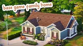 Base Game Family Home 🏡 || The Sims 4 Speed Build