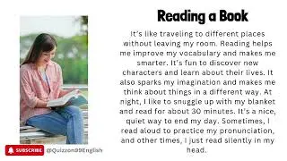 Reading a Book: Boost Your English Listening & Reading Skills!