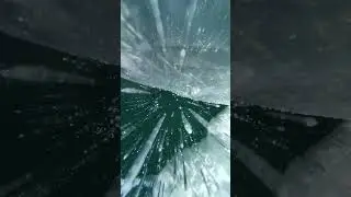 Треск льда на Байкале #байкал #ледбайкала