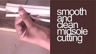 D.I.Y shoemaking technique || midsole cutting jig