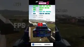 Forza Horizon 5 : RTX 3050 Benchmark #Shorts