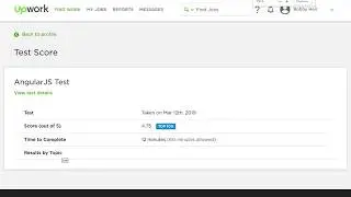 AngularJS Test Upwork Top 10% (4.75)