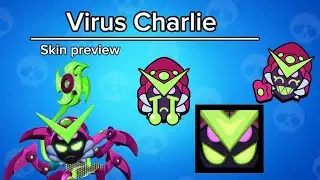 Brawl Stars | Virus Charlie Skin Preview video 