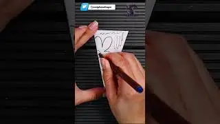 Figuras cortando  papel Diseño Flor Idea 24