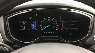 Ford Fusion 2017 Прошивка приборной панели прошивкой от автомобилей предыдущего поколения.