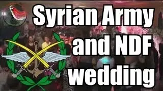 Mass wedding of the National Defense forces and the Syrian Army in Homs - 10/10/13
