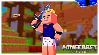 Em uma aventura medieval em Minecraft Bedrock - Em busca da capa perdida