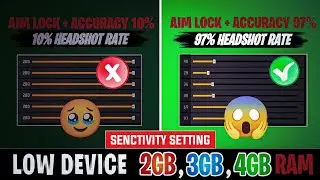 Free Fire (OB45) Senctivity Setting 😱 97% Working Only Headshot 👽 ! Free Fire Headshot Setting