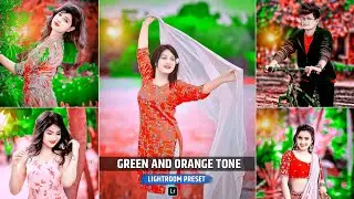 Green and orange lightroom preset 🔥 | Lightroom presets green and orange | New lightroom presets