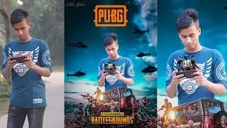 3D PUBG poster editing tutorial,Pubg poster photo editing by editor belal