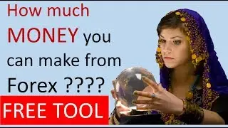 Forex Trading: How much money can you really make? Free Tool shows how to double an account monthly