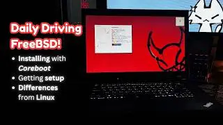 FreeBSD on my Corebooted ThinkPad T530
