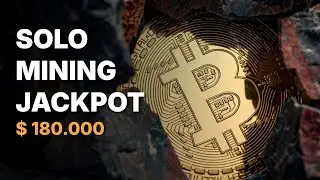 Bitcoin Jackpot für Solo Miner: 180.000 USD abgeräumt