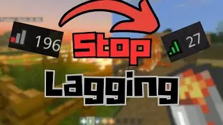 How to fix lag on Minecraft Bedrock and be better (mcpe, 1.20)