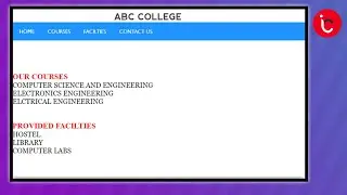 How To Create Simple Our College  Website ❣️ Using Html And Css