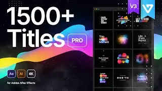 1500+ Motion Graphics | Giveaway | Titles Pro V3 for After Effects