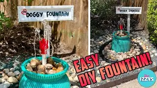 EASY $40 DIY DOGGY WATER FOUNTAIN!!