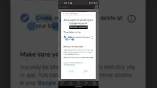 Demo for granting access to Google Task scopes