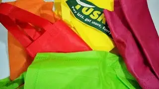 Shopping Bags DIY// Wall decor using shopping bags