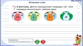 1 сынып, ана тілі, 61 сабақ