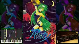 Queen In The Dark Night (Rusty PC-98) remastered HD on pro 90s Roland synthesizer