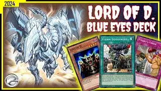 BLUE EYES DECK WITH LORD OF D. | Gameplay AUGUST 2024 | Yugioh Duel Links
