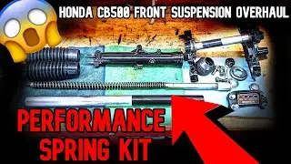 Honda CB500 Four Front Suspension Rebuild | Café Racer Build #3
