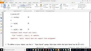 STRINGS vs BYTES