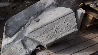 Parçalara ayrılan "Çırçır Kuyusu Kapağı" eski haline kavuşturuldu.
