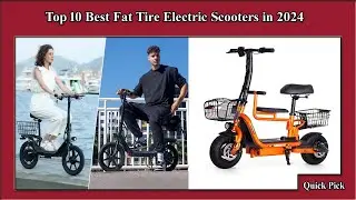 ✅ Top 10 Best Fat Tire Electric Scooters in 2024