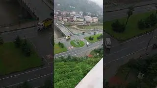 Karadeniz Güneysu Rize Yağmur Manzara Çay🌱 #travel #shorts #youtube #turkey #turkish #youtubevideos