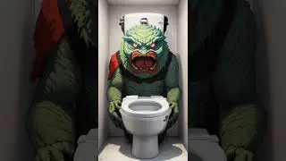 💀 scary toilet monster