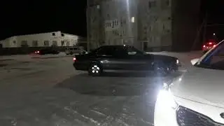 Дрифт на летней резине зимой