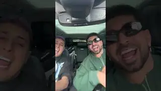 Cuando estás con un pana igual de loco que tú y la música siempre al 💯 #izon #justinquiles #yabebi
