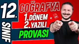 12.sınıf coğrafya 1.dönem 2.yazılı