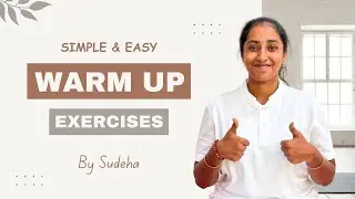 Simple & Easy Warm-Up Exercises to Practice at Home for Everyone #warmup #fitness #yoga