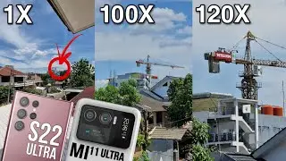 Samsung Galaxy S22 Ultra vs Xiaomi Mi 11 Ultra | Zoom Test