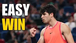Carlos Alcaraz Dominates in Shanghai Masters! 🔥🏆