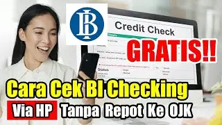GRATIS TANPA BIAYA!! Cara Cek BI Checking Via Hp