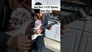 Jam Over 1.4.23 Spooky Beat Clip 1 | #shorts #guitar #guitarist #guitarsolo #beats #beat