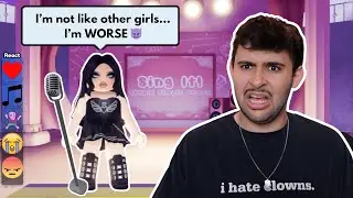 acting like a PICK ME on Roblox voice chat *BAD IDEA 💀*