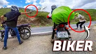 BIKER FIGHTS BACK THIEVES | CRAZY MOTORCYCLE MOMENTS | Ep. 126